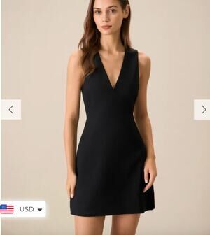 Want and Need sleeveless little black dress small